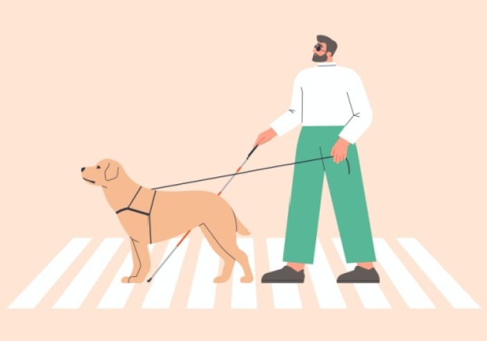 Illustration article : TVA à 5,5 % : du nouveau pour les personnes aveugles et malvoyantes