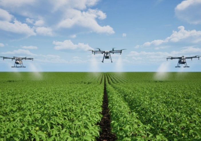 Illustration de l'article : Produits phytosanitaires : détails sur la pulvérisation par drone