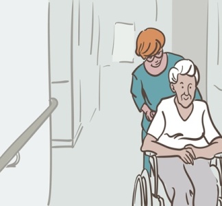 Illustration article : EHPAD : les ressources humaines sous surveillance