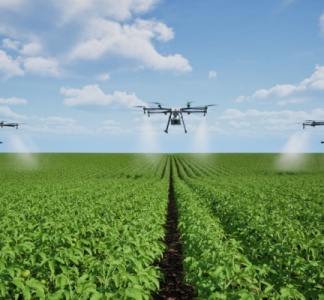 Illustration article : Produits phytosanitaires : détails sur la pulvérisation par drone